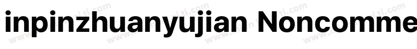 inpinzhuanyujian Noncommercial字体转换